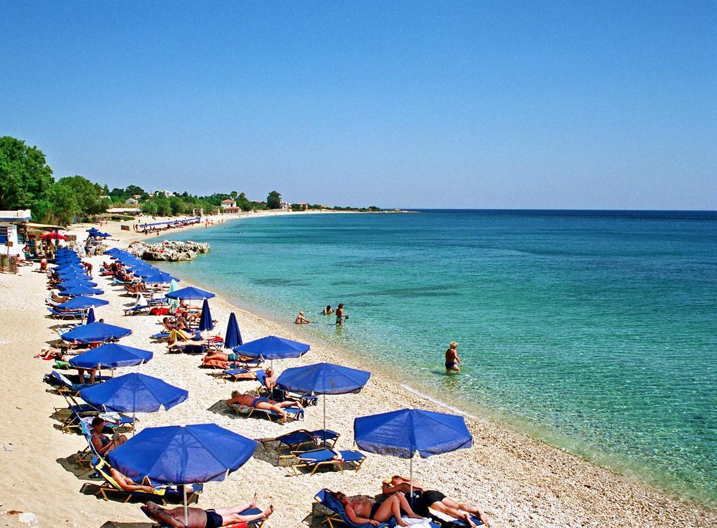 Sandy Bay Hotel Plomari Екстериор снимка