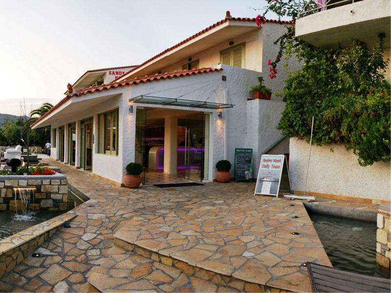 Sandy Bay Hotel Plomari Екстериор снимка
