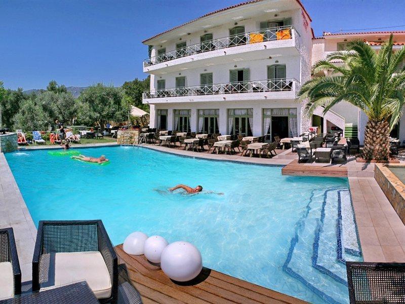 Sandy Bay Hotel Plomari Екстериор снимка
